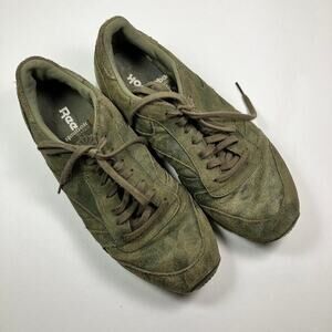 Reebok Classic Suede Leather Sneakers Men 12 Olive Green Althletic BS5258